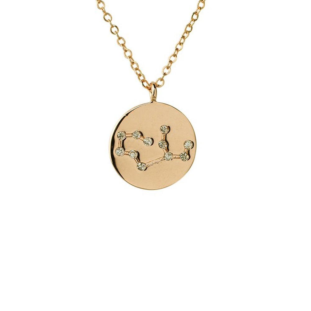 Virgo Constellation Pendant Necklace