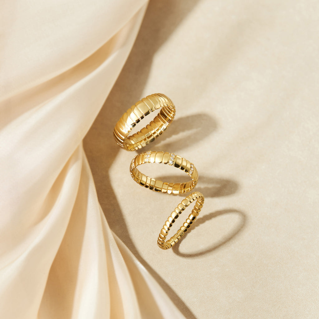 Tile Textures Band Ring