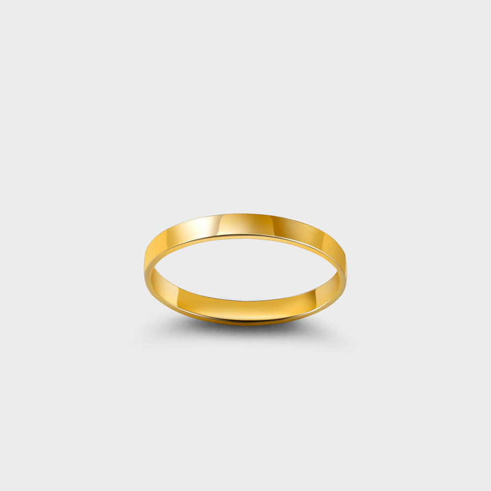 Plain Circular Design Gold Ring 01-05 - SPE Gold