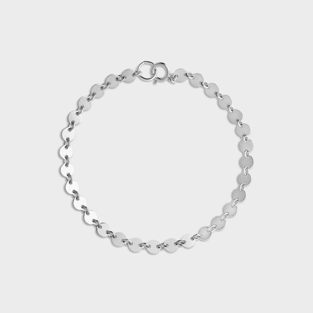 Multi Tiny Disc Chain Bracelet