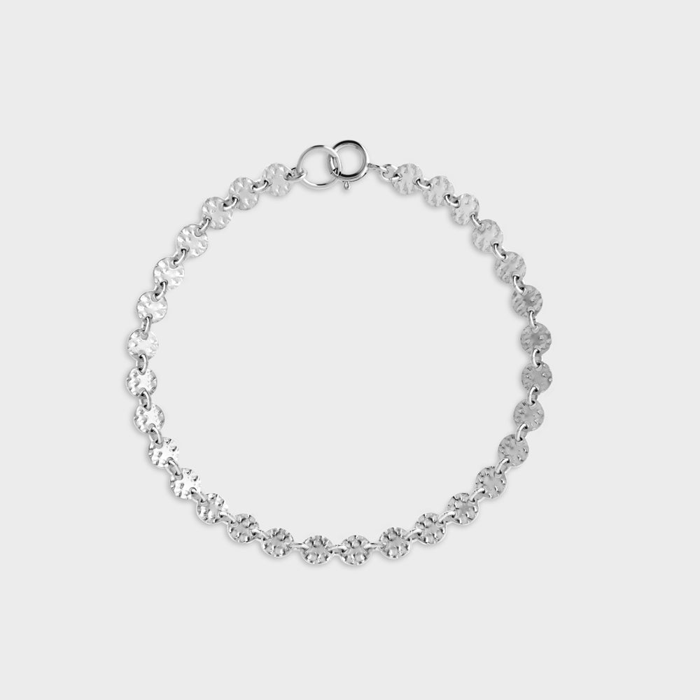 Hammered Multi Disc Anklet