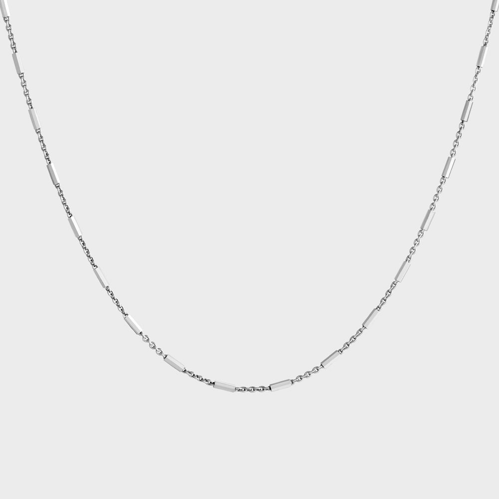Two Tone Bar Spacing Choker Collar Necklace