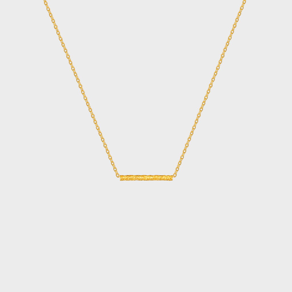 Stardust Tube Bar Necklace
