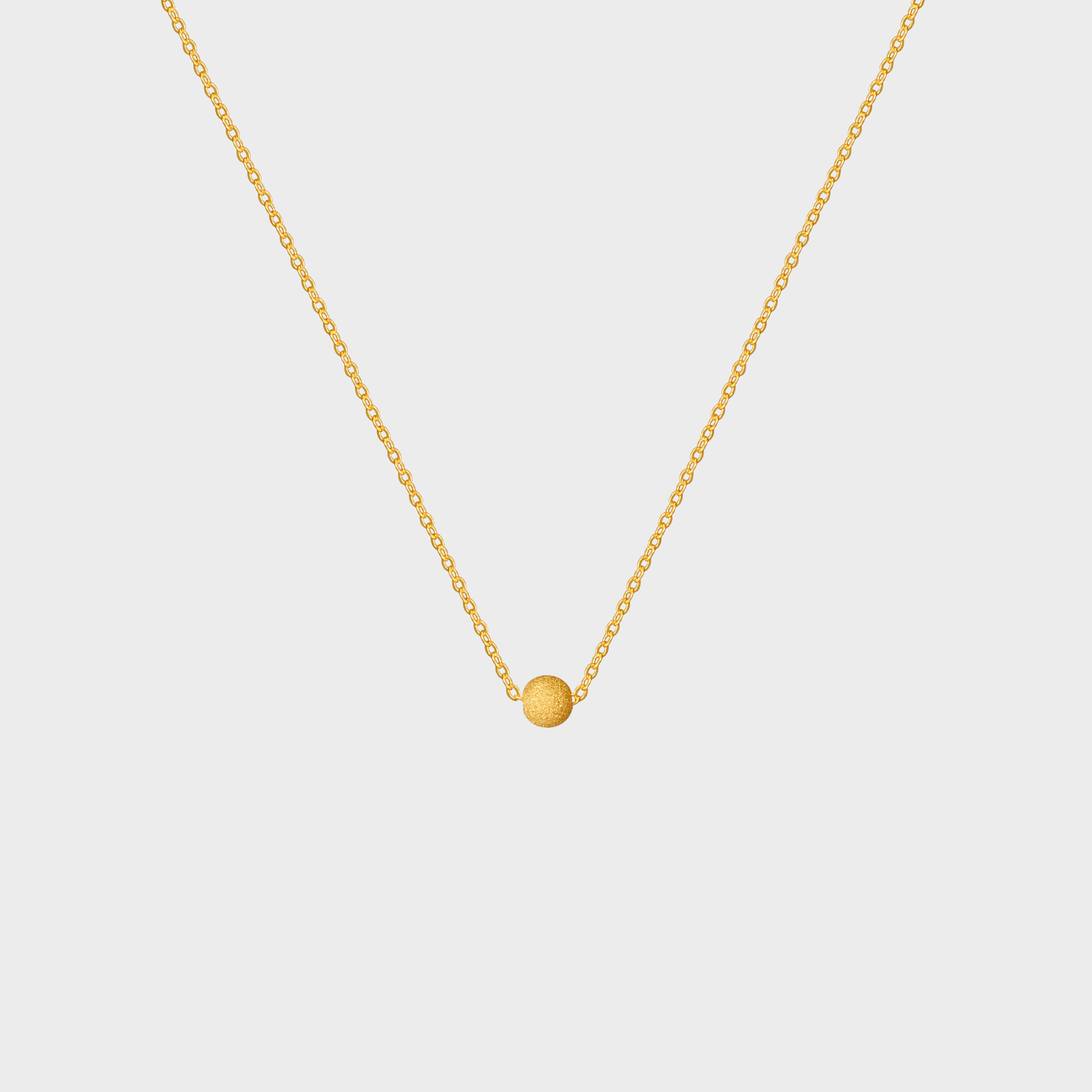 Single Stardust Bead Necklace