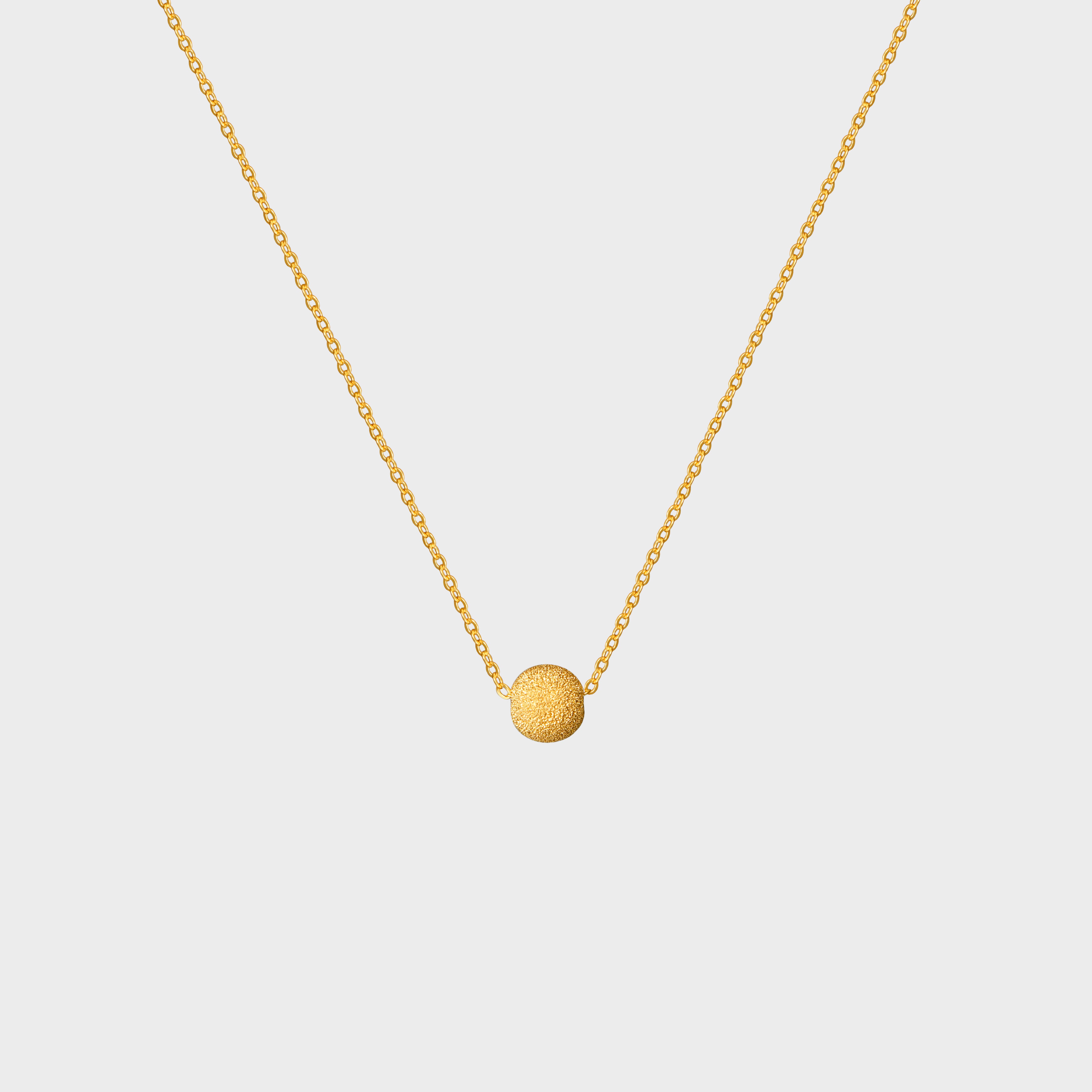 Single Large Stardust Bead Necklace