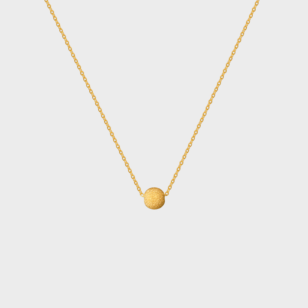 Single Large Stardust Bead Necklace
