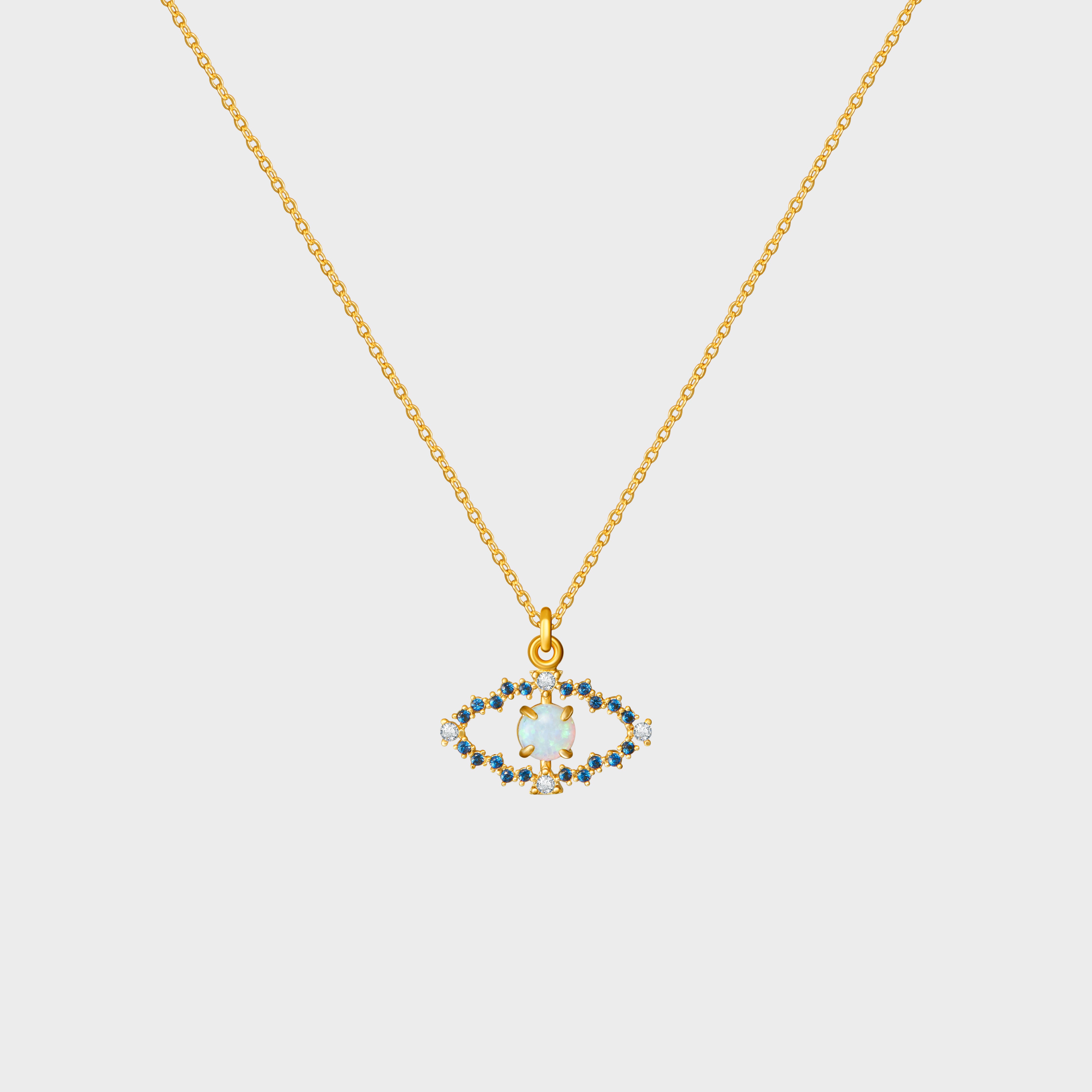 Novelty Evil Eye No. 4 Necklace