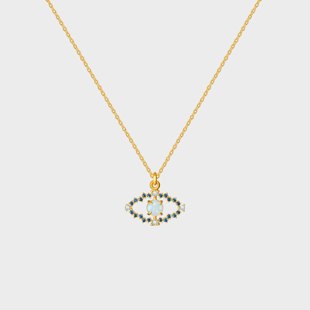 Novelty Evil Eye No. 4 Necklace
