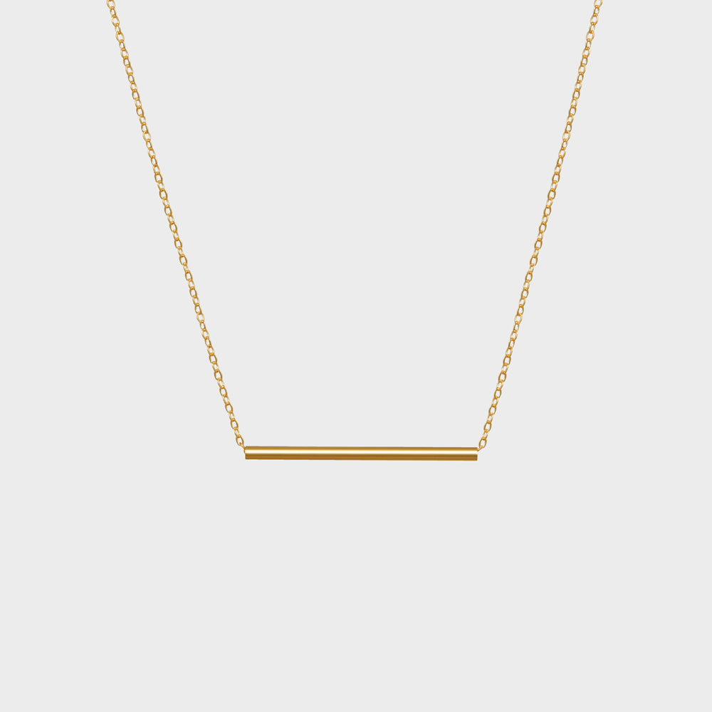 Long Smooth Tube Necklace