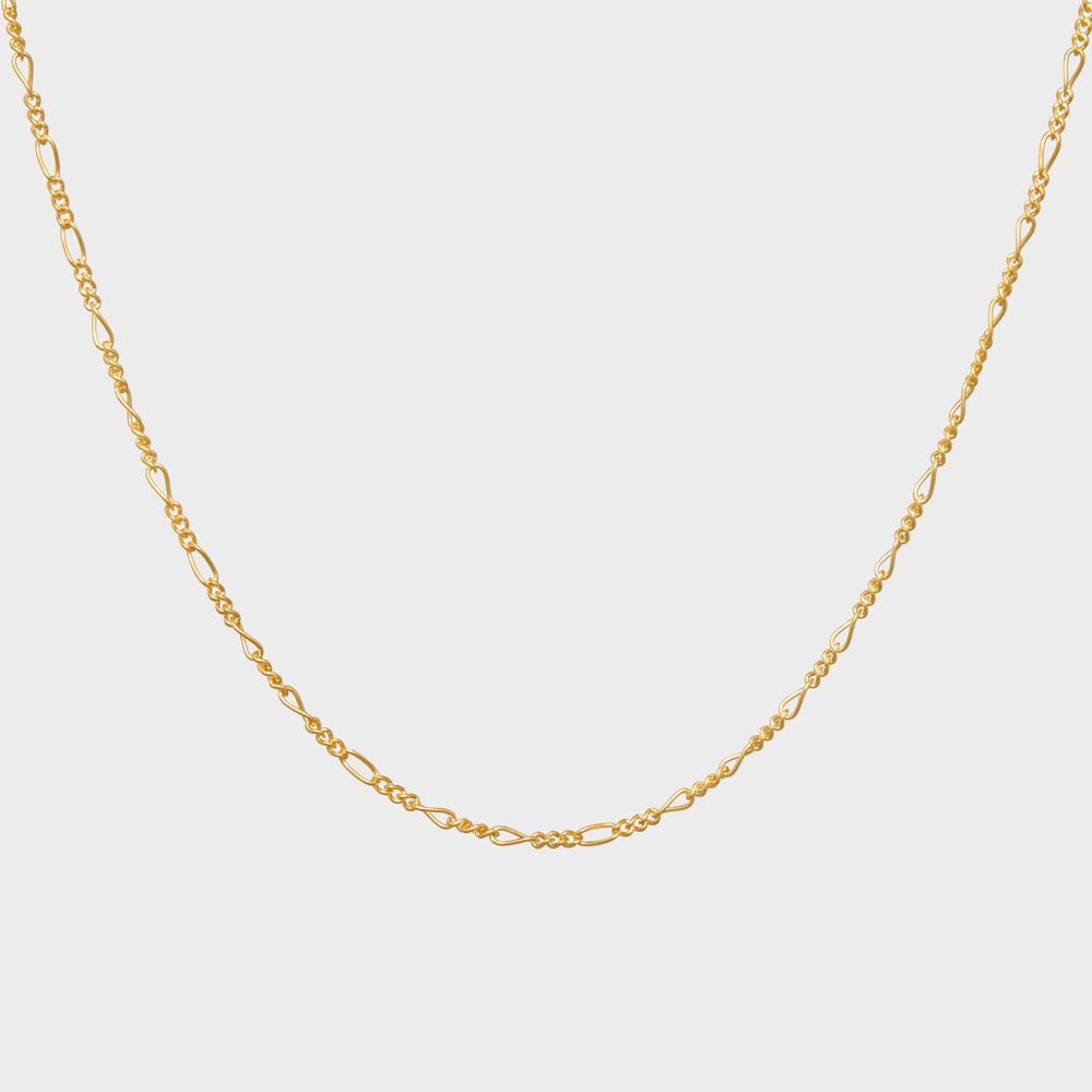 Figaro Chain Choker Collar Necklace