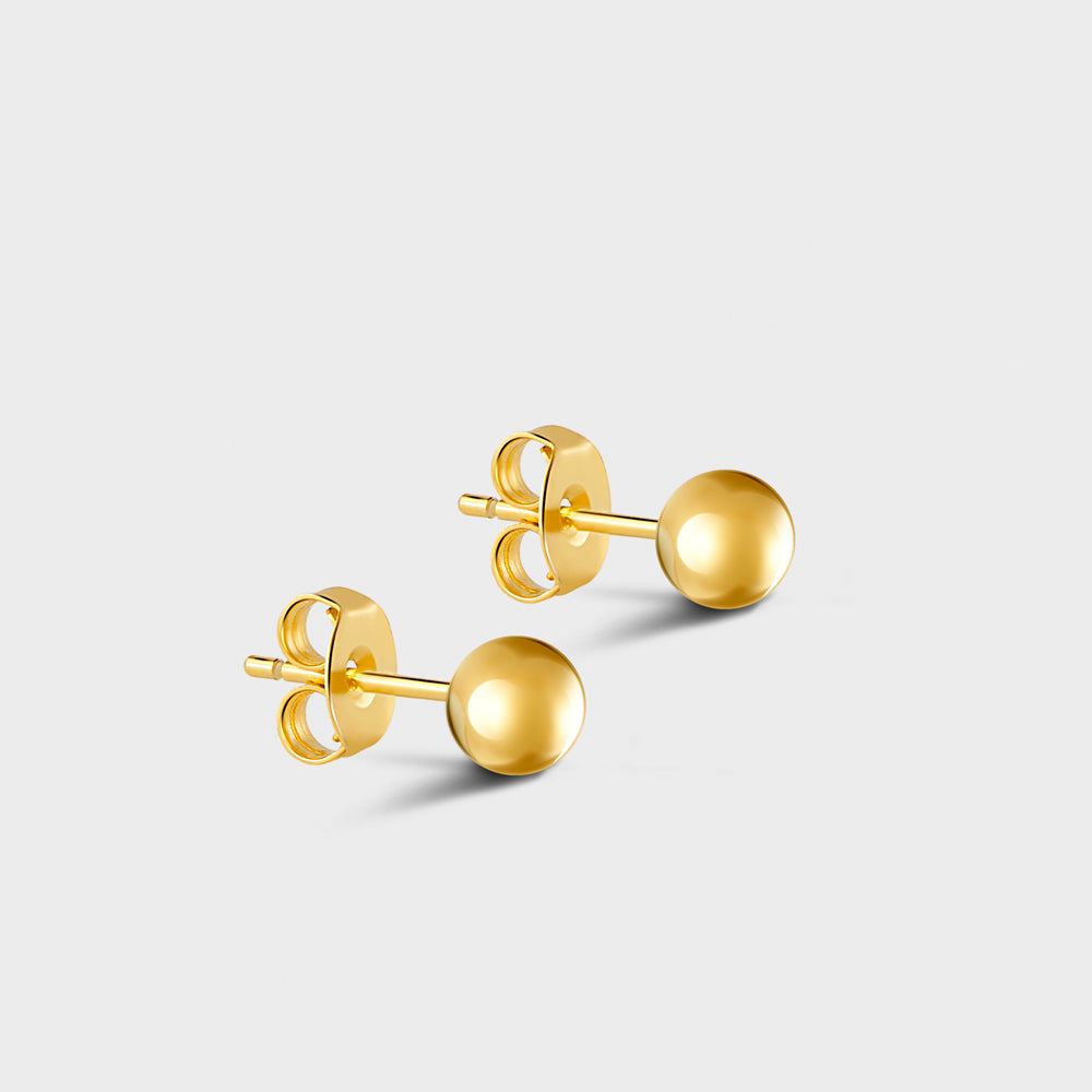 Small Sphere Post Earrings