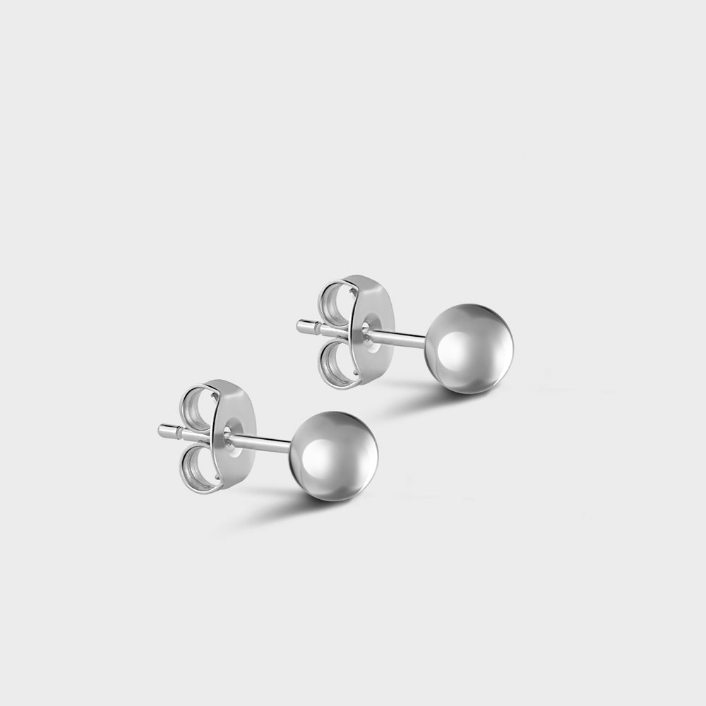 Small Sphere Post Earrings